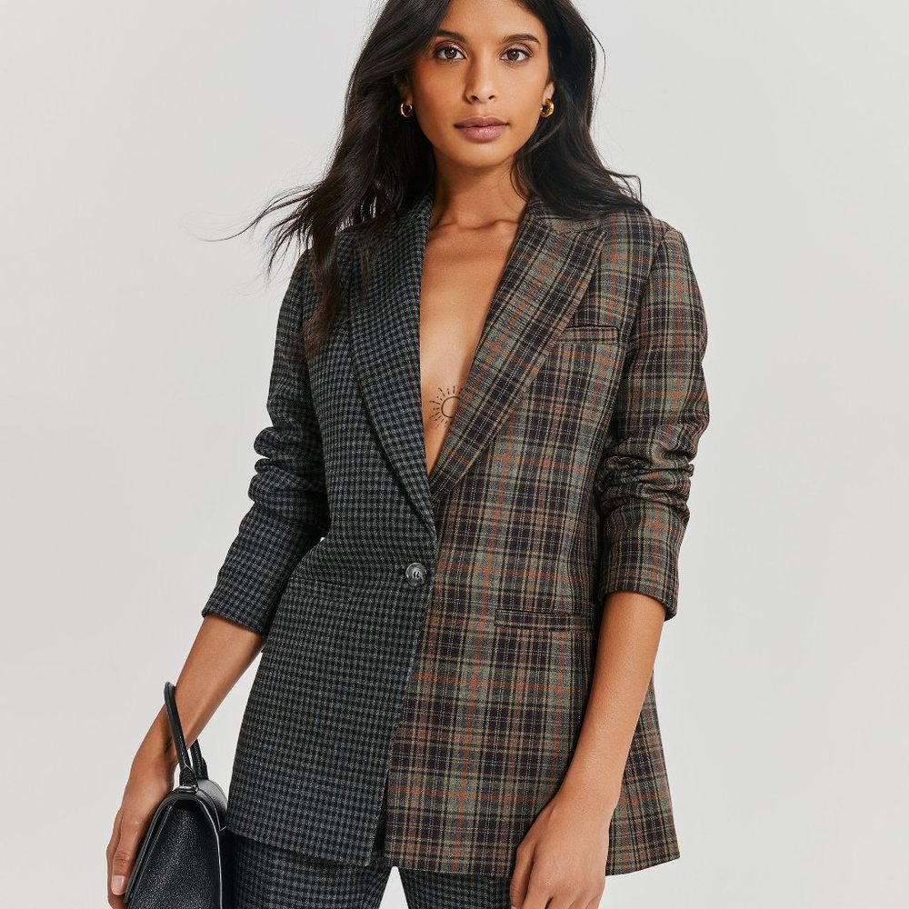 Plaid Blazer